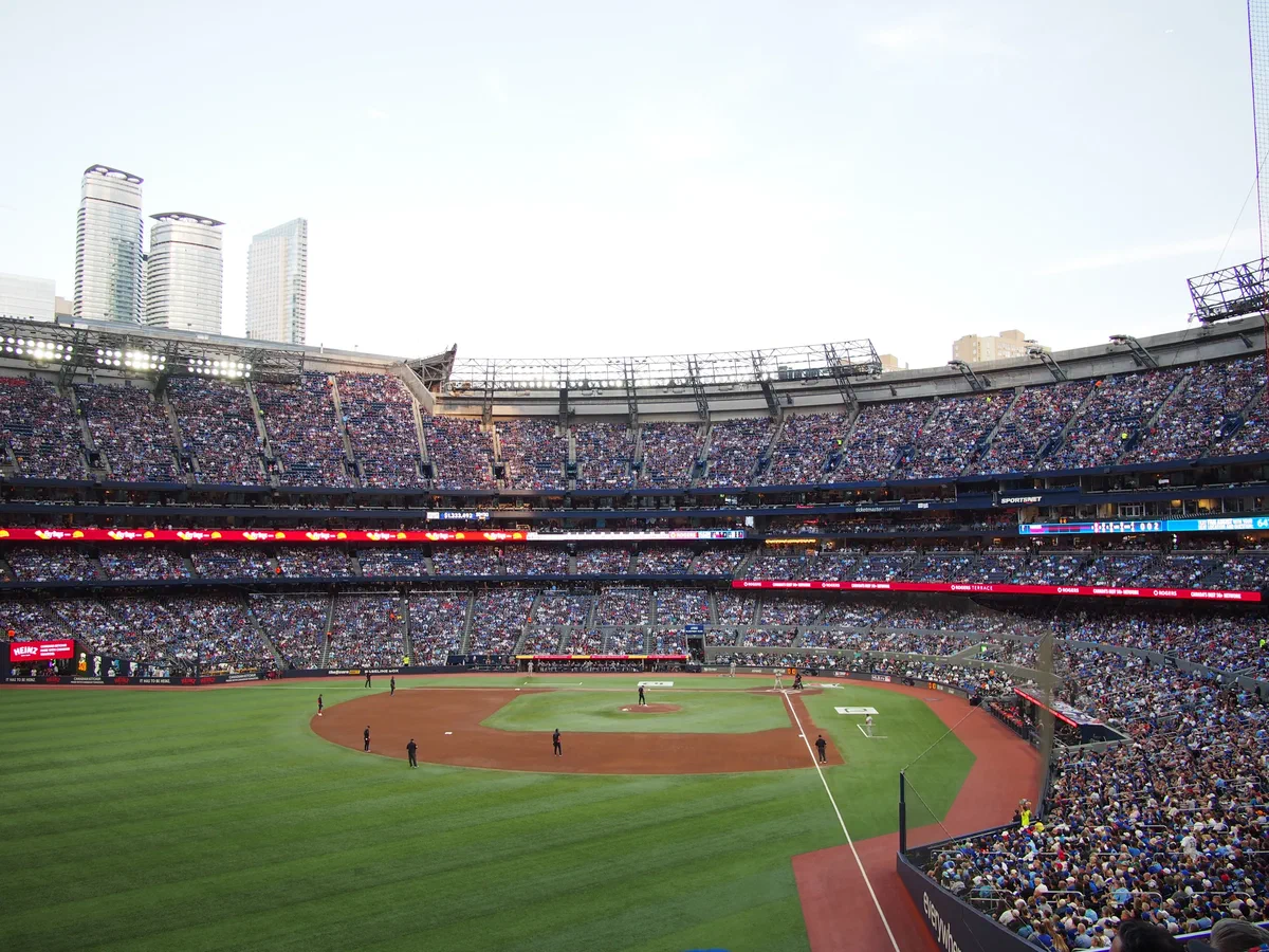 Rogers center at beginning of game
